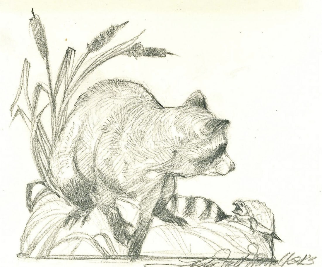 Deborah Bell Jarratt (PA,20/21C) graphite painting (1 of 11)