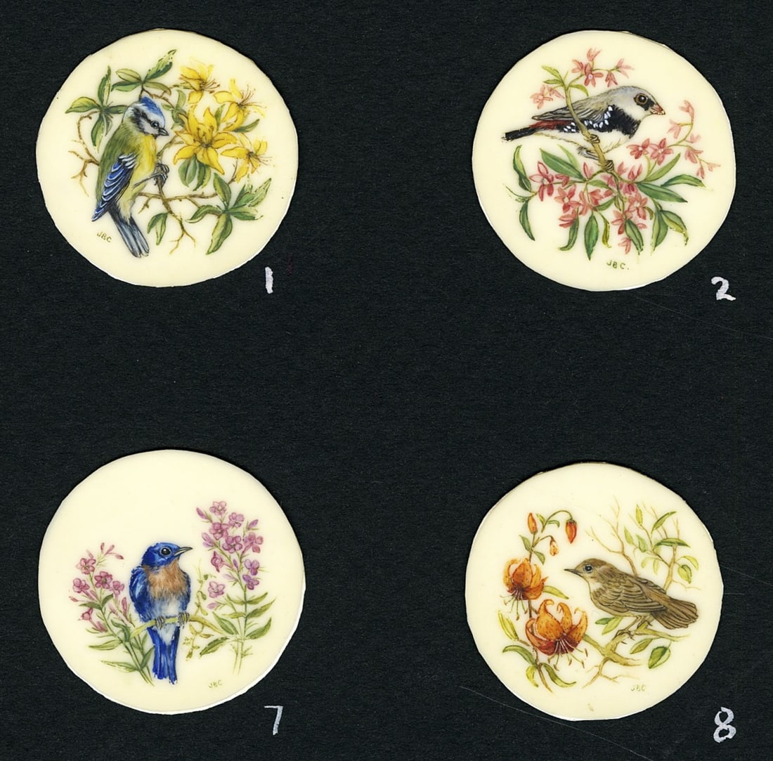 Joan B Campbell (UK,20C) gouache painting (1 of 12)