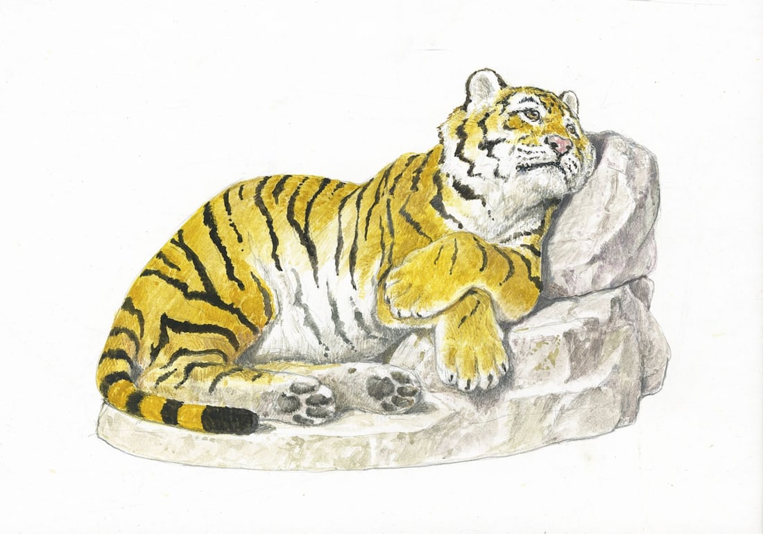 Gianni Benvenuti (Italy,US,1926-2005) watercolor painting (1 of 11)