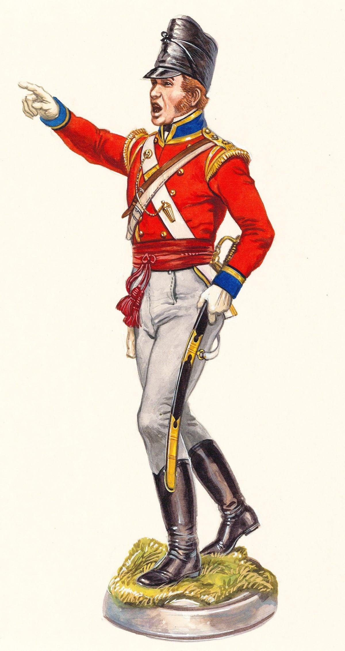 Gerry Embleton (UK,1941-?) gouache painting (1 of 12)