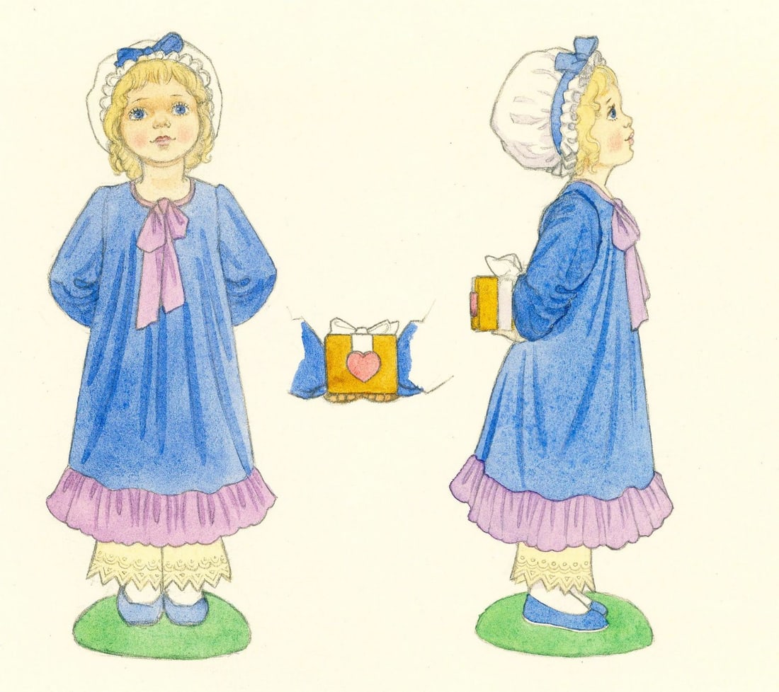 Carol Lawson (UK,20/21C) watercolor painting (1 of 10)