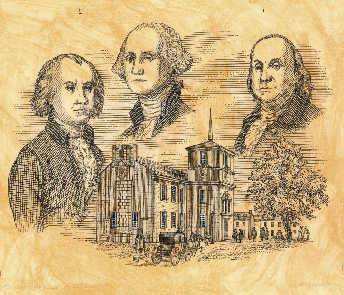 ATTR Jim McDermott (MA,CA,1960-2015) ink painting (1 of 11)