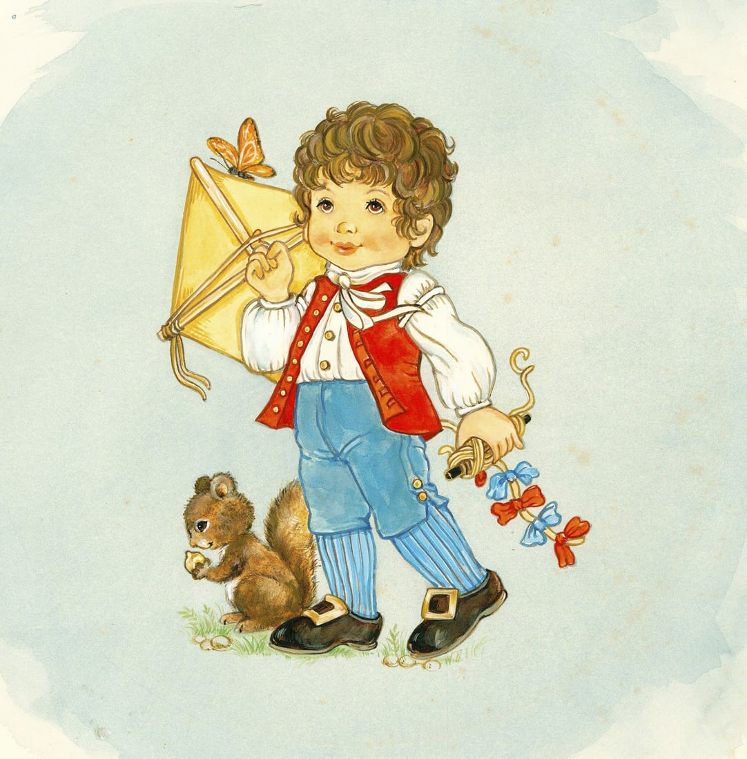 Deborah Bell Jarratt (PA,20/21C) gouache painting (1 of 10)