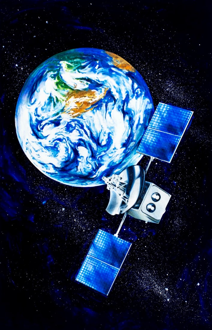 Chris Calle (CT,b 1961) gouache painting (1 of 12)