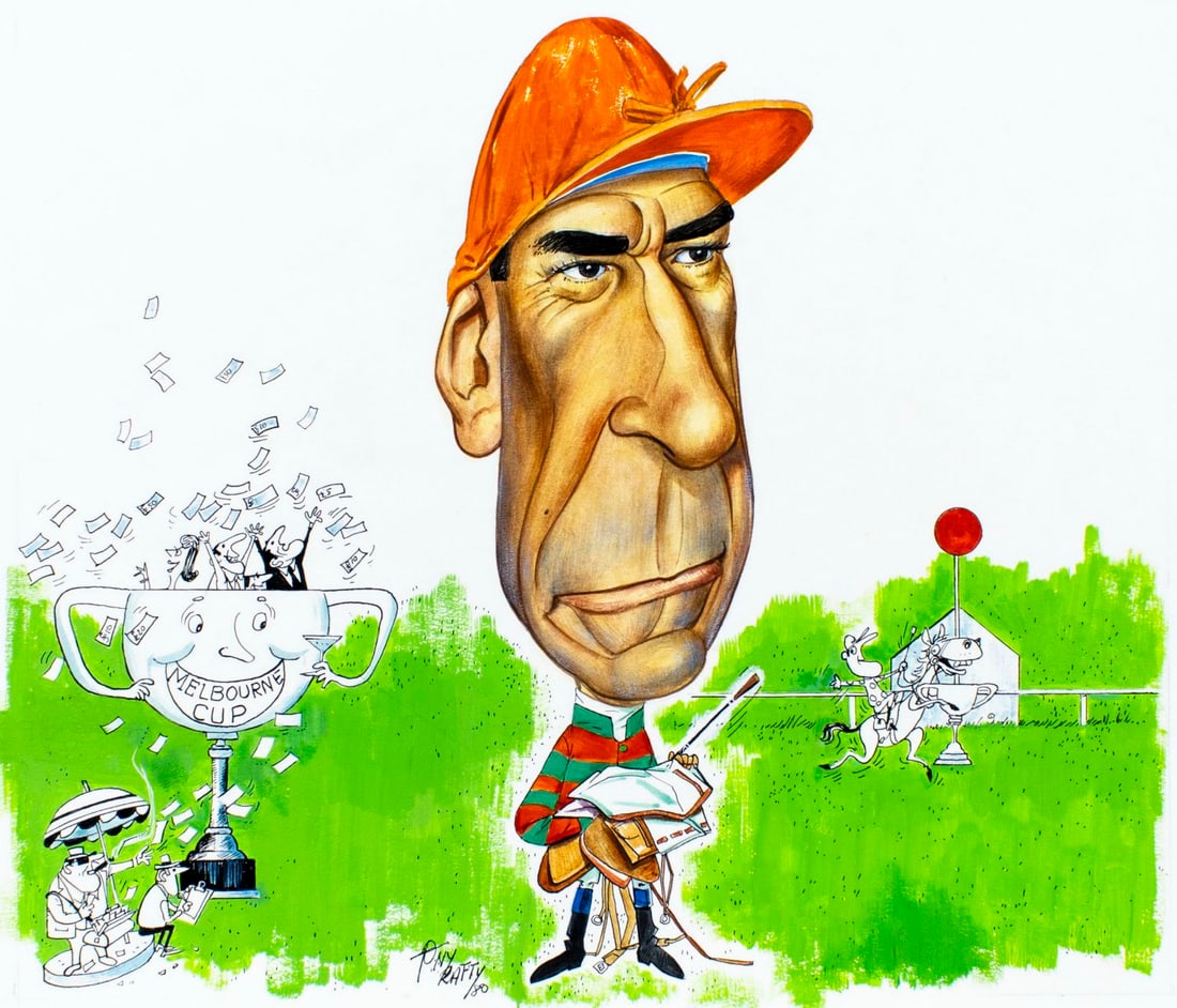 Tony Rafty (Australia,1915-2015) watercolor painting (1 of 12)