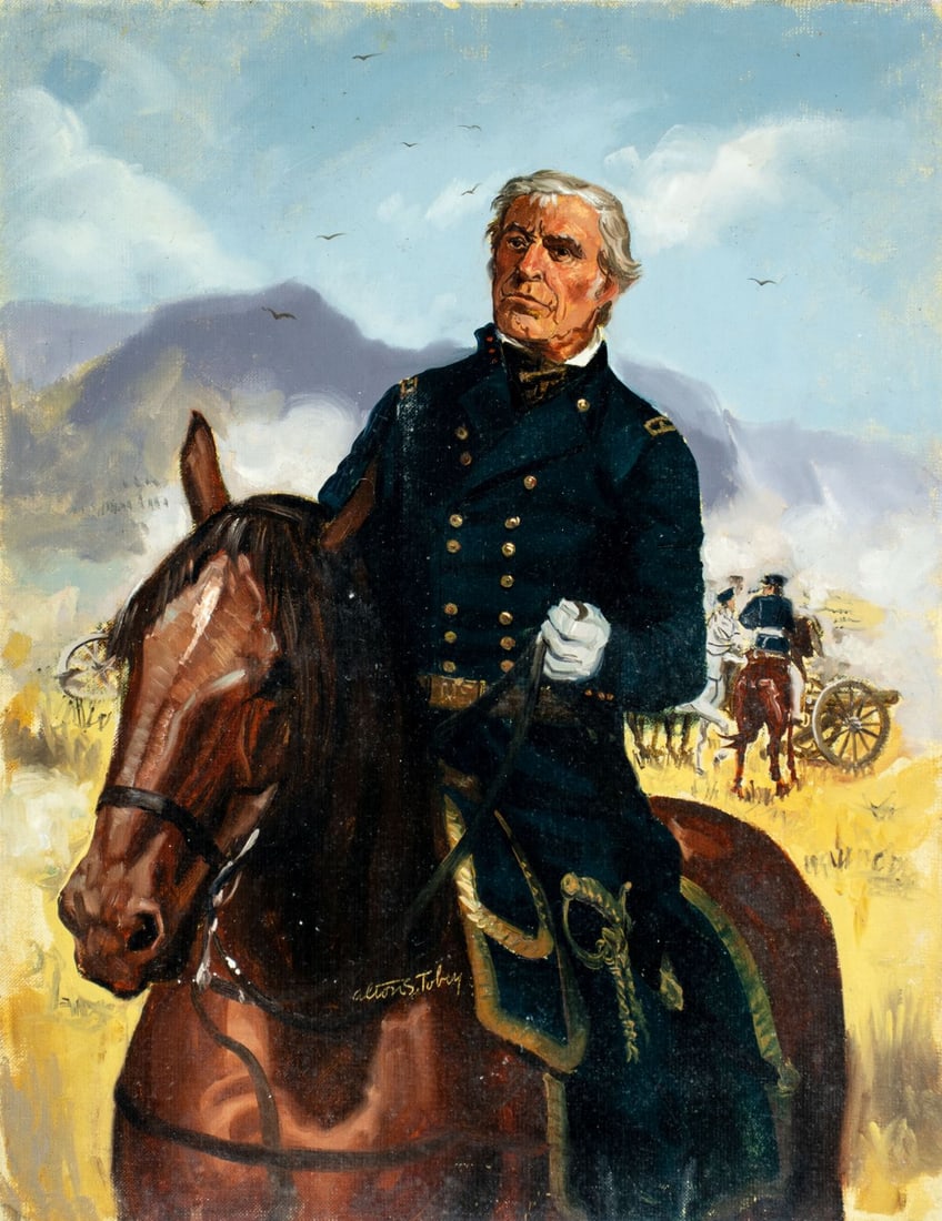 Alton Tobey (CT,1914-2005) oil painting (1 of 14)