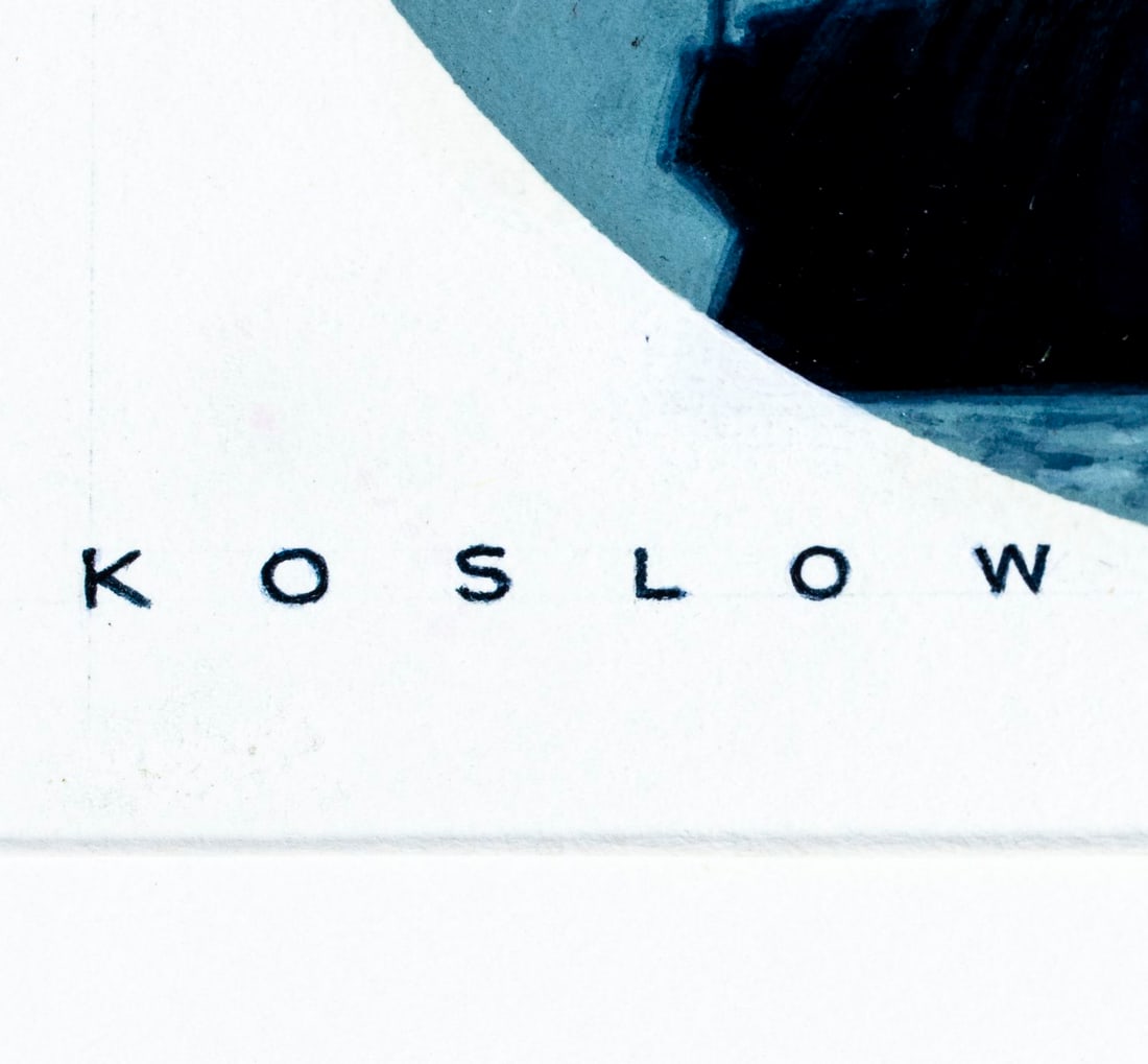 Howard Koslow (NJ,NY,1924-2016) oil painting - 4