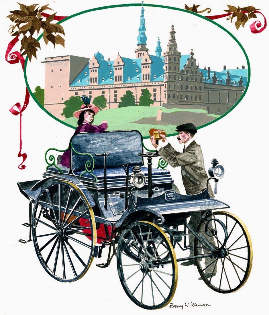 Barry Wilkinson (UK,1923-2007) watercolor painting (1 of 14)