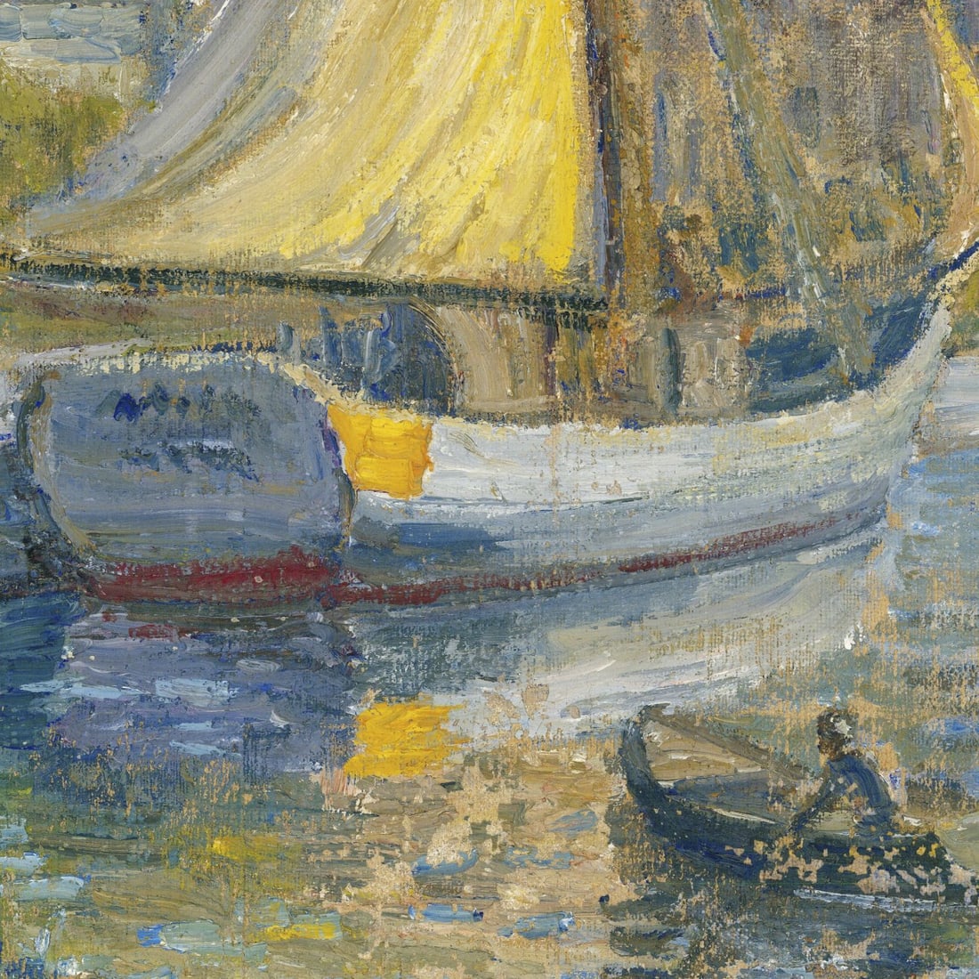 Hildegarde Hamilton (FL,VA,1898-1970) oil painting - 7