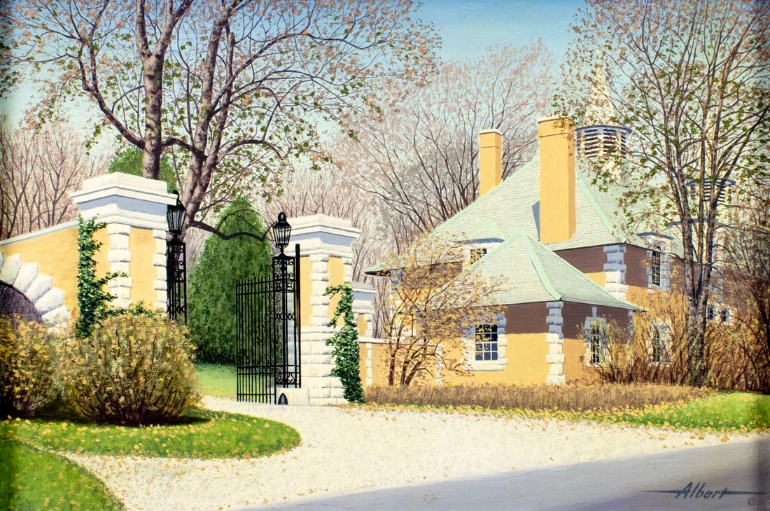 Ernest A Albert (PA,1905-2006) oil painting (1 of 15)