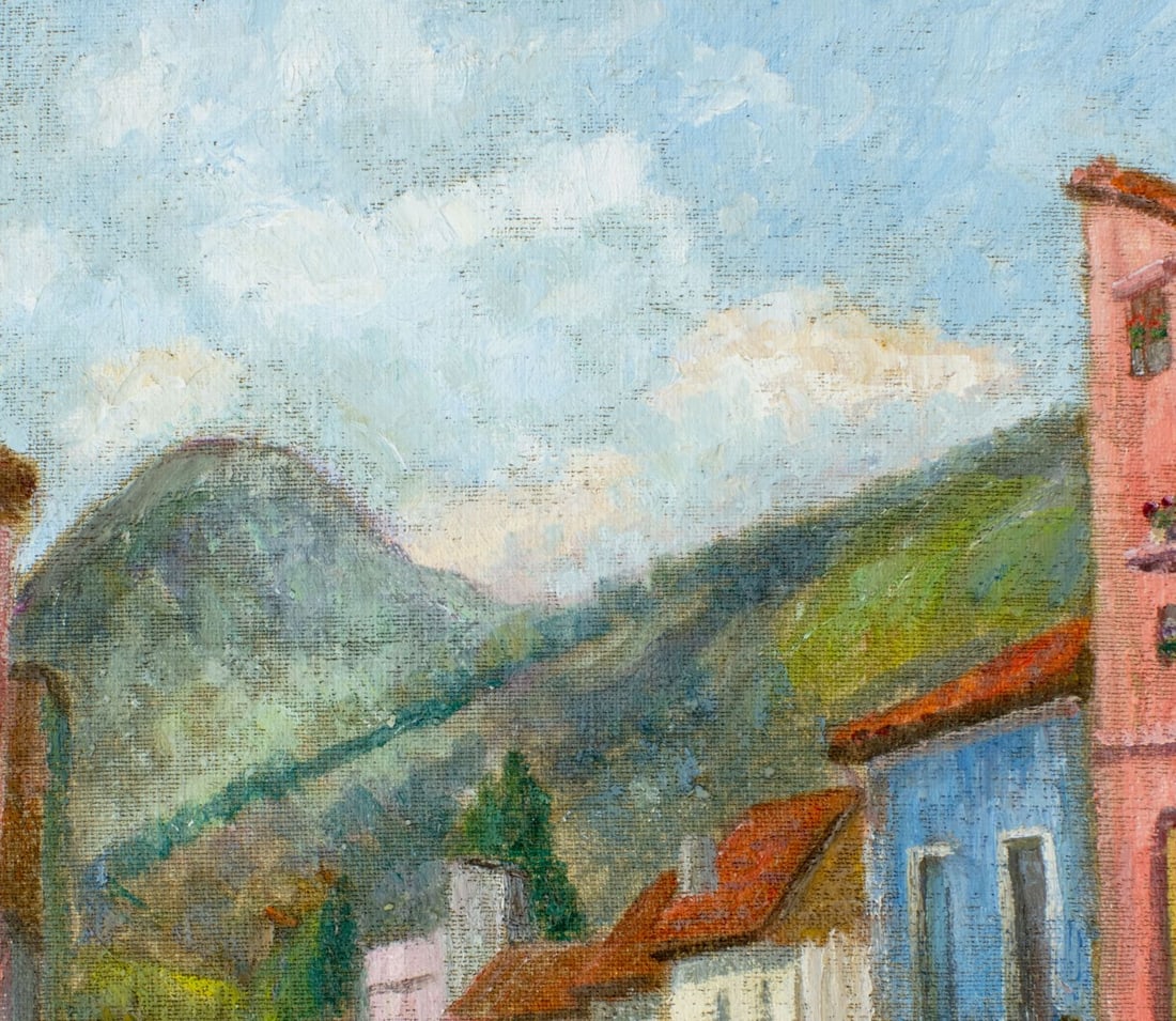 Hildegarde Hamilton (FL,VA,1898-1970) oil painting - 6