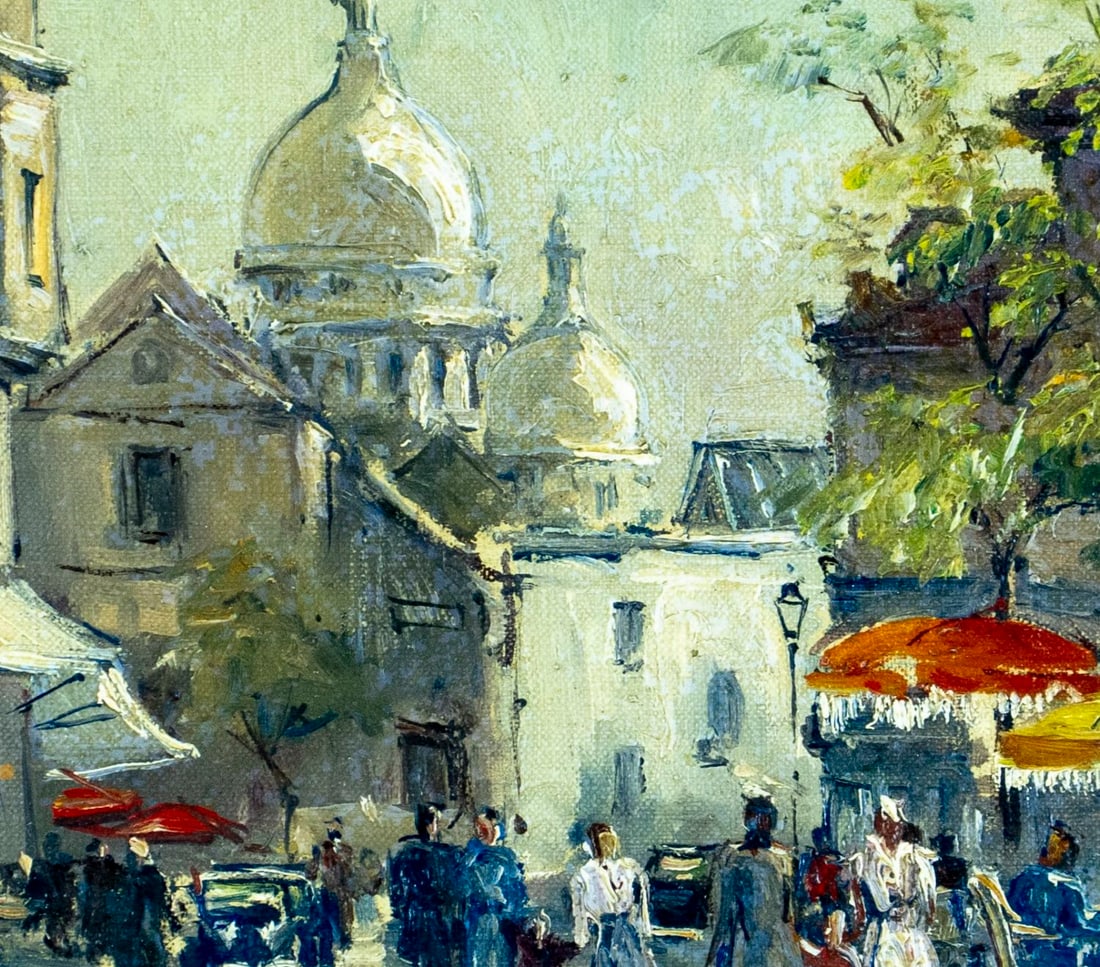 Andre Michel (France,Canada,1945-?) oil painting - 5