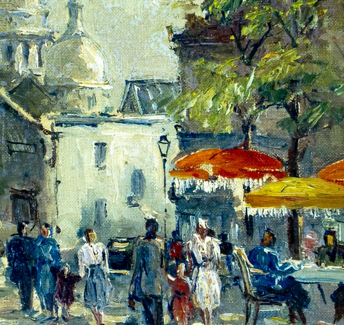 Andre Michel (France,Canada,1945-?) oil painting - 7
