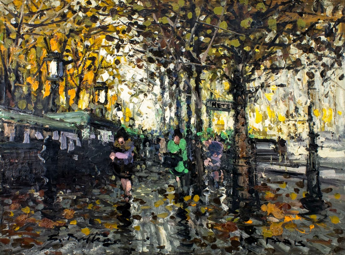 G Beltrame (France,20C) oil painting (1 of 14)