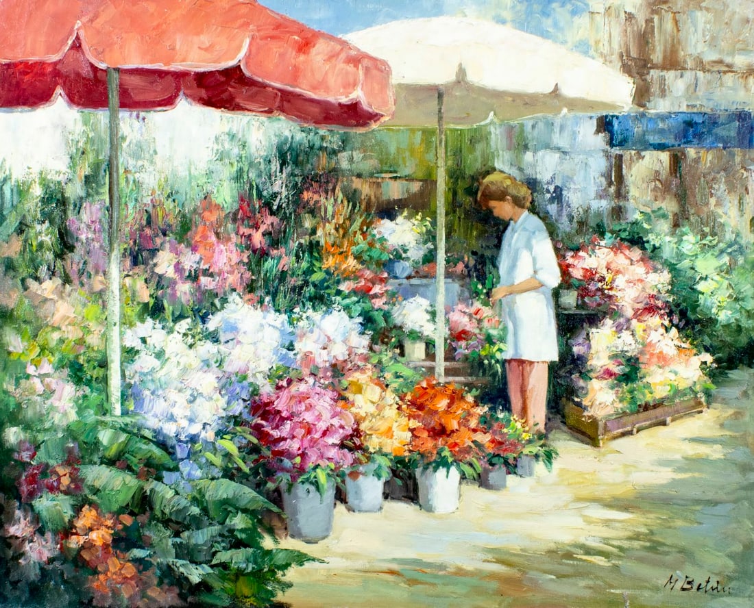 P Betrin (Europe,20C) oil painting (1 of 13)