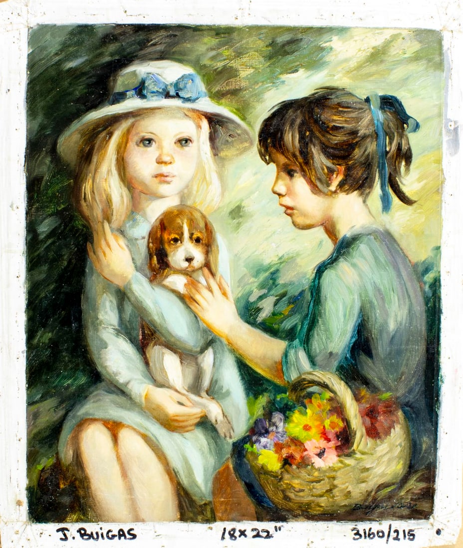 Jose Buigas (Spain,1927-?) oil painting - 3