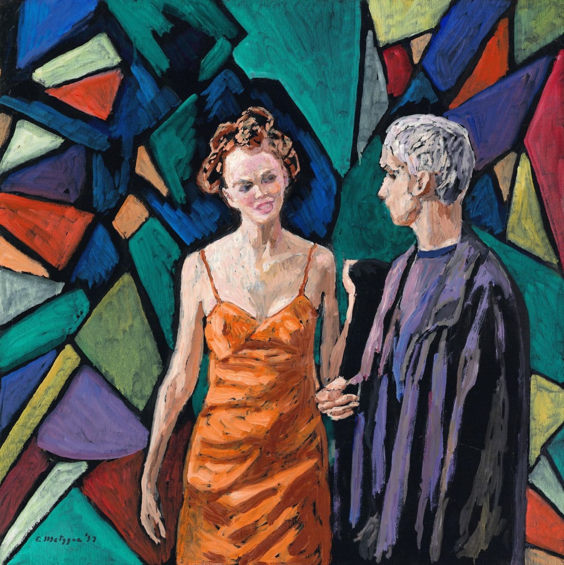 Evelyn Metzger (NY,Brazil,1911-2007) oil painting (1 of 10)