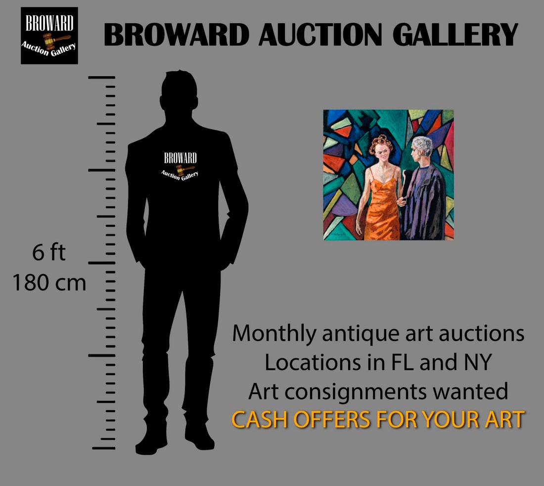 Evelyn Metzger (NY,Brazil,1911-2007) oil painting - 2