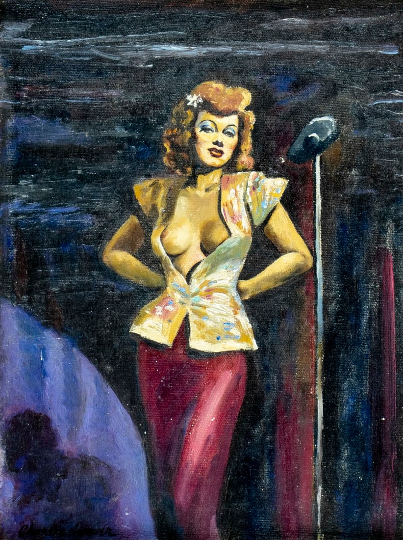 Charles E Hoover (DC,1897-1969) oil painting (1 of 14)