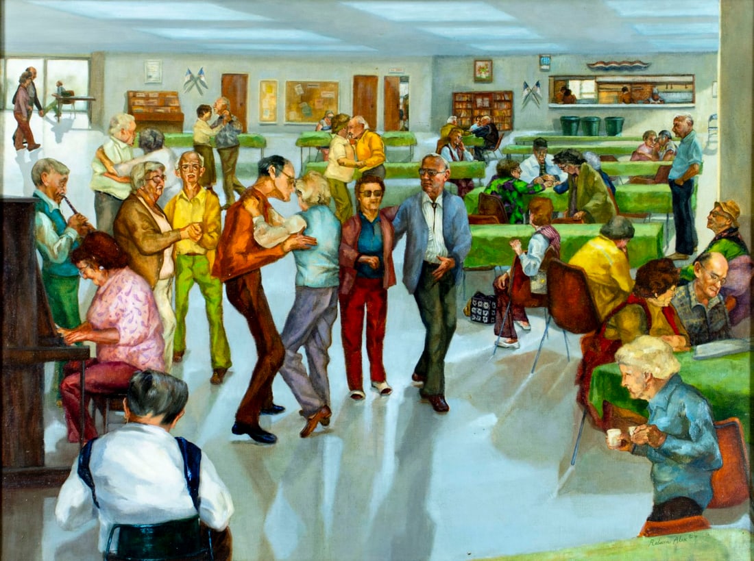 Rebecca Alex (NY,20C) oil painting (1 of 12)