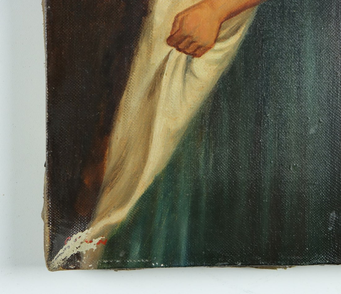 G Reni (Italy,early 20C) oil painting antique - 10