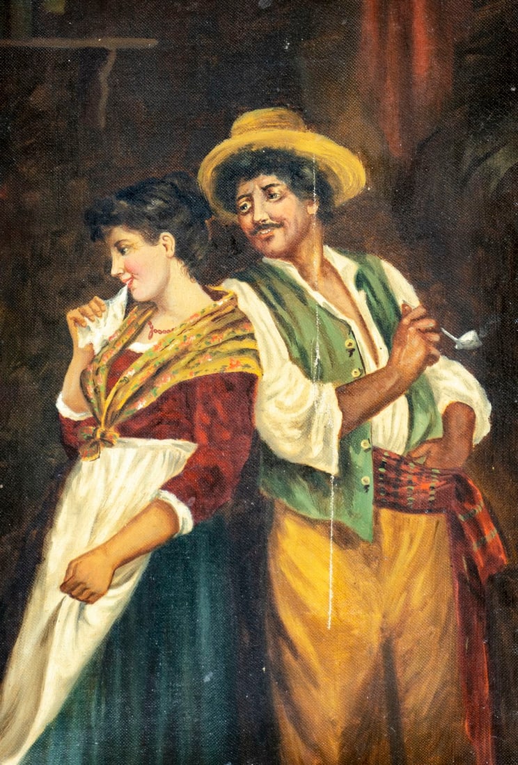 G Reni (Italy,early 20C) oil painting antique - 5