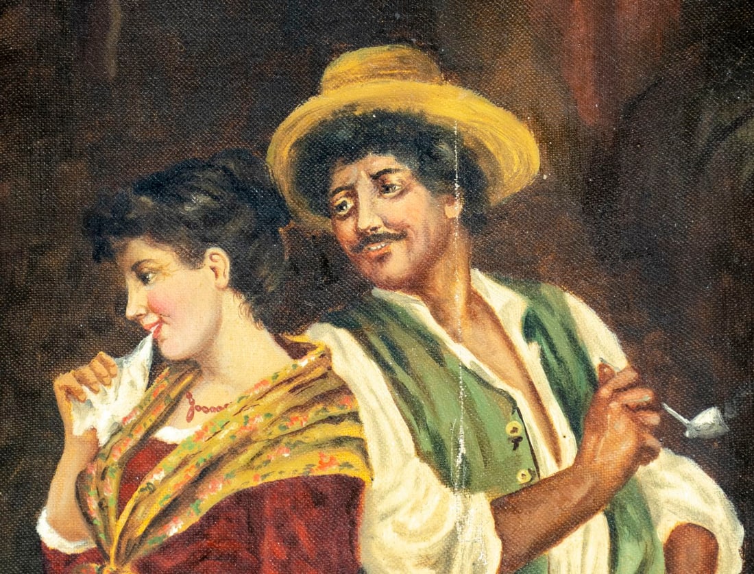 G Reni (Italy,early 20C) oil painting antique - 6