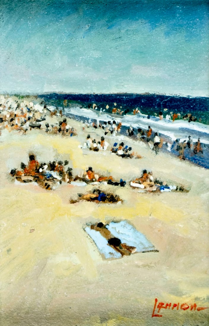 Bernard Lennon (NY,CT,1914-1992) oil painting (1 of 12)