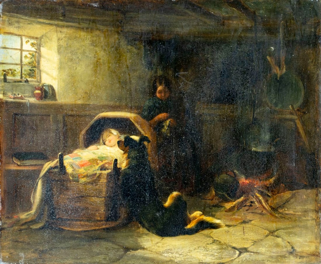 John Phillips (UK,19C) oil painting antique (1 of 13)