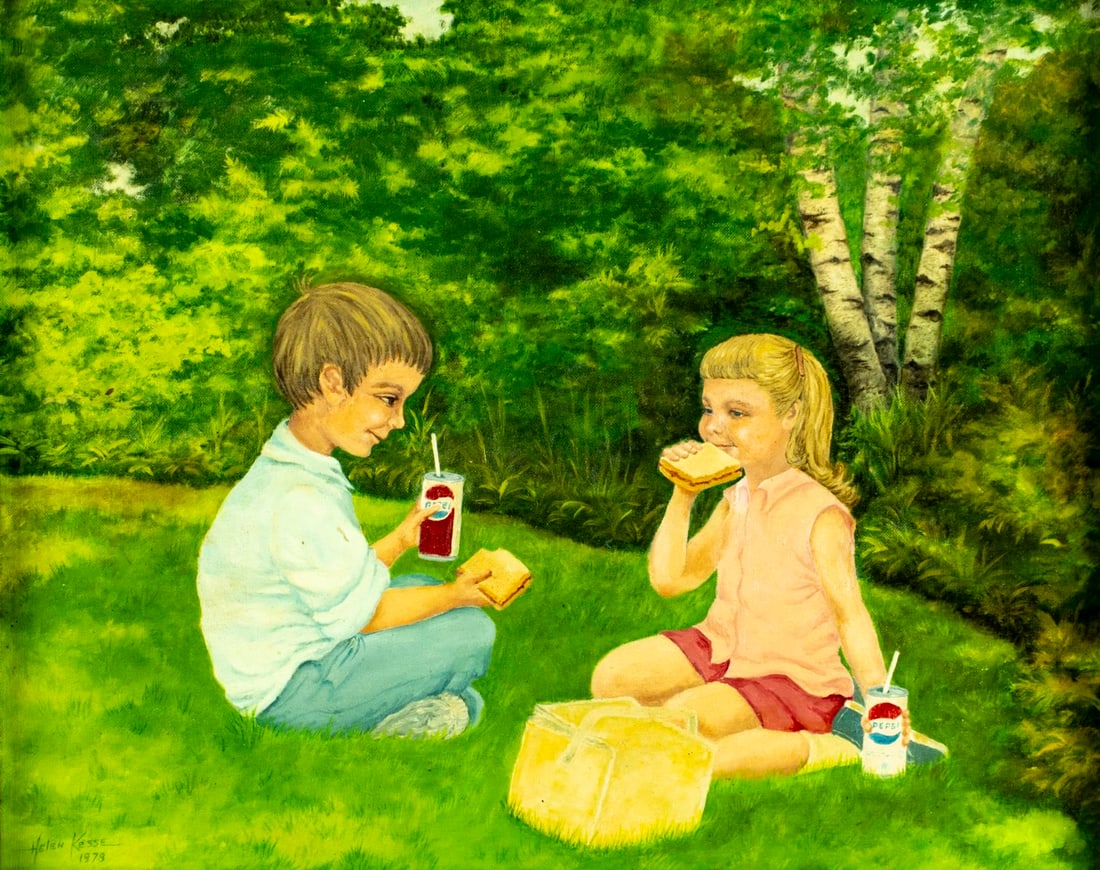 Helen R Kesse (US,20C) oil painting (1 of 13)