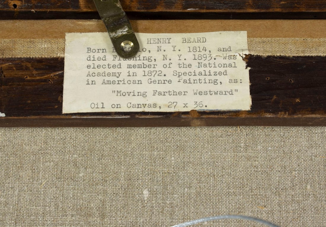 James Henry Beard (OH,NY,1811-1893) oil painting antique - 10