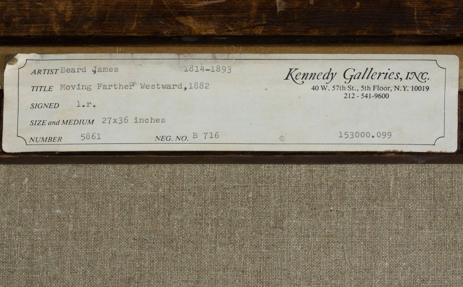 James Henry Beard (OH,NY,1811-1893) oil painting antique - 11