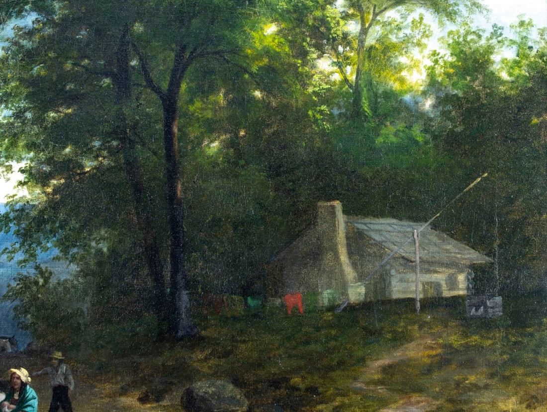 James Henry Beard (OH,NY,1811-1893) oil painting antique - 6