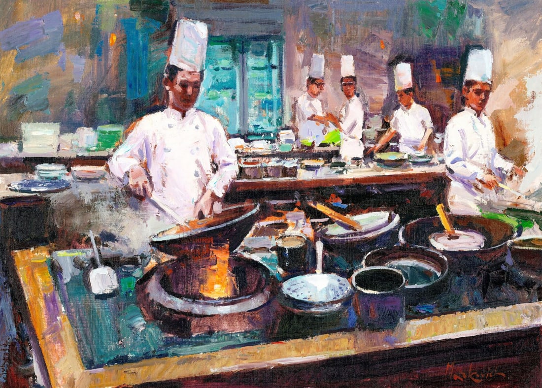 Olena Markovych (Ukraine,b 1987) oil painting (1 of 10)