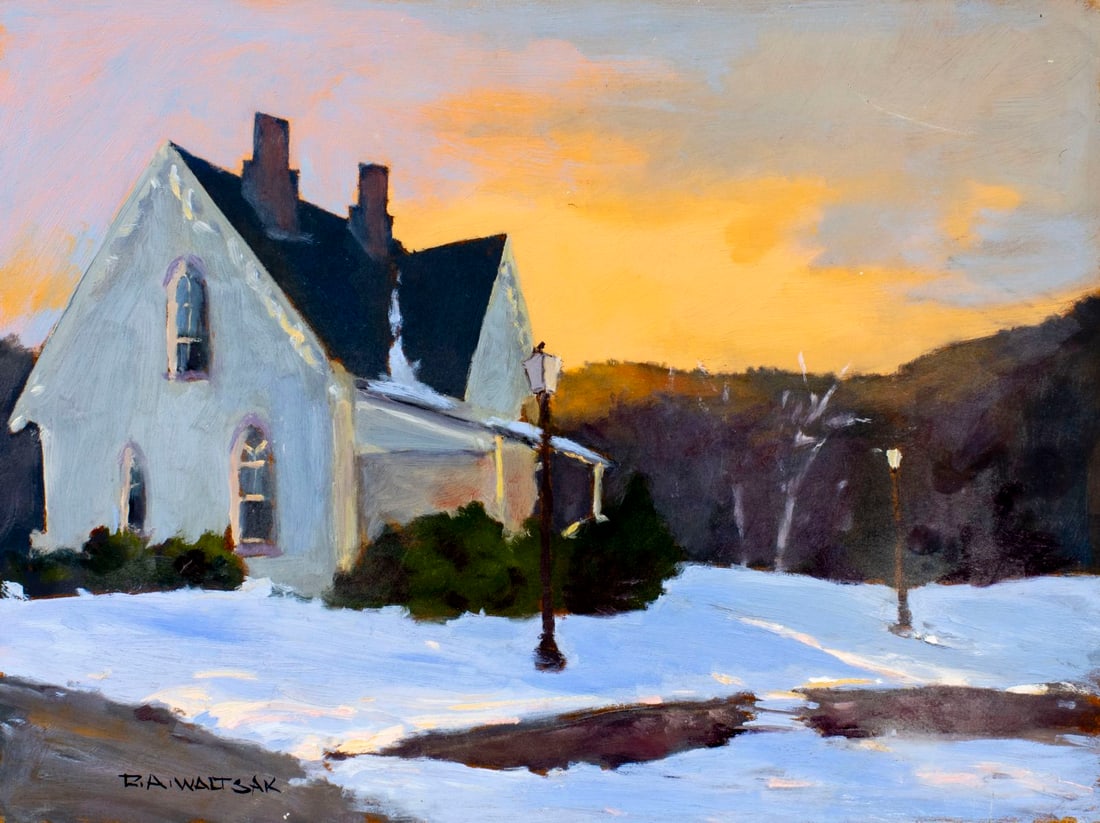 Robert Waltsak (NJ,b 1944) oil painting (1 of 12)