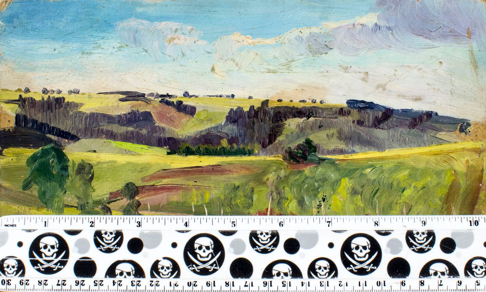 Antique early 20C American oil painting - 2