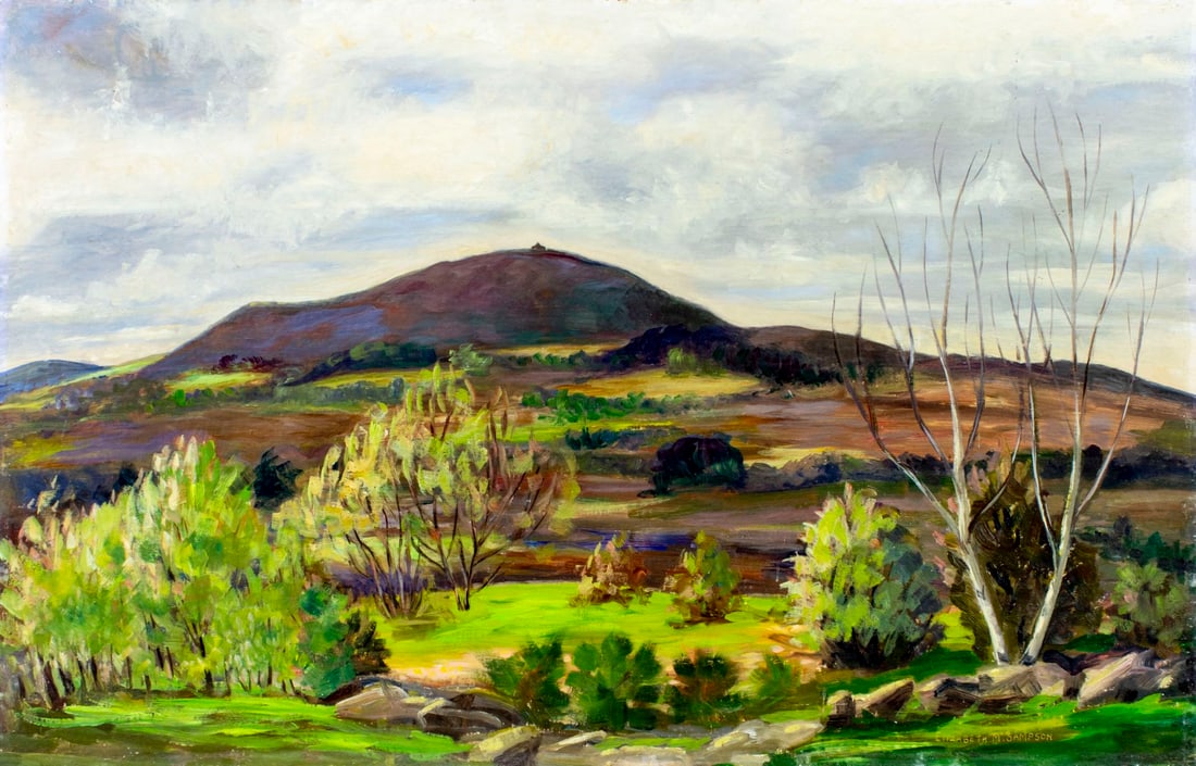 Elizabeth Sampson (MA,mid 20C) oil painting - 3