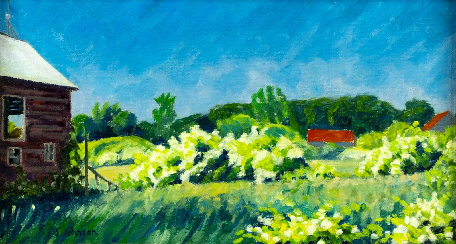 James Johnson (NJ,20C) oil painting (1 of 15)