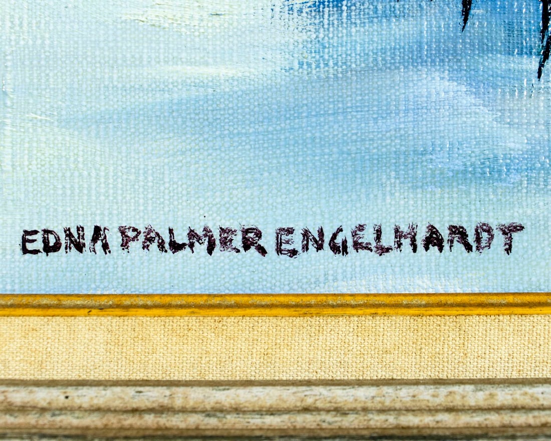 Edna Engelhardt (PA,1897-1991) oil painting - 4