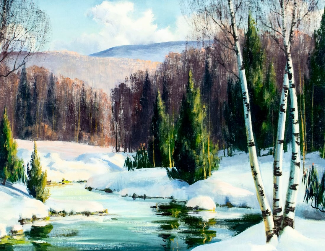 Edna Engelhardt (PA,1897-1991) oil painting - 5