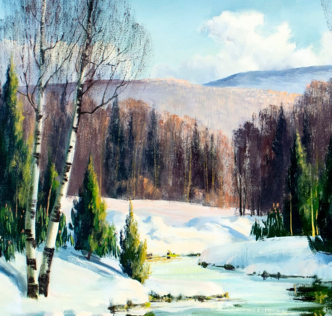 Edna Engelhardt (PA,1897-1991) oil painting - 6