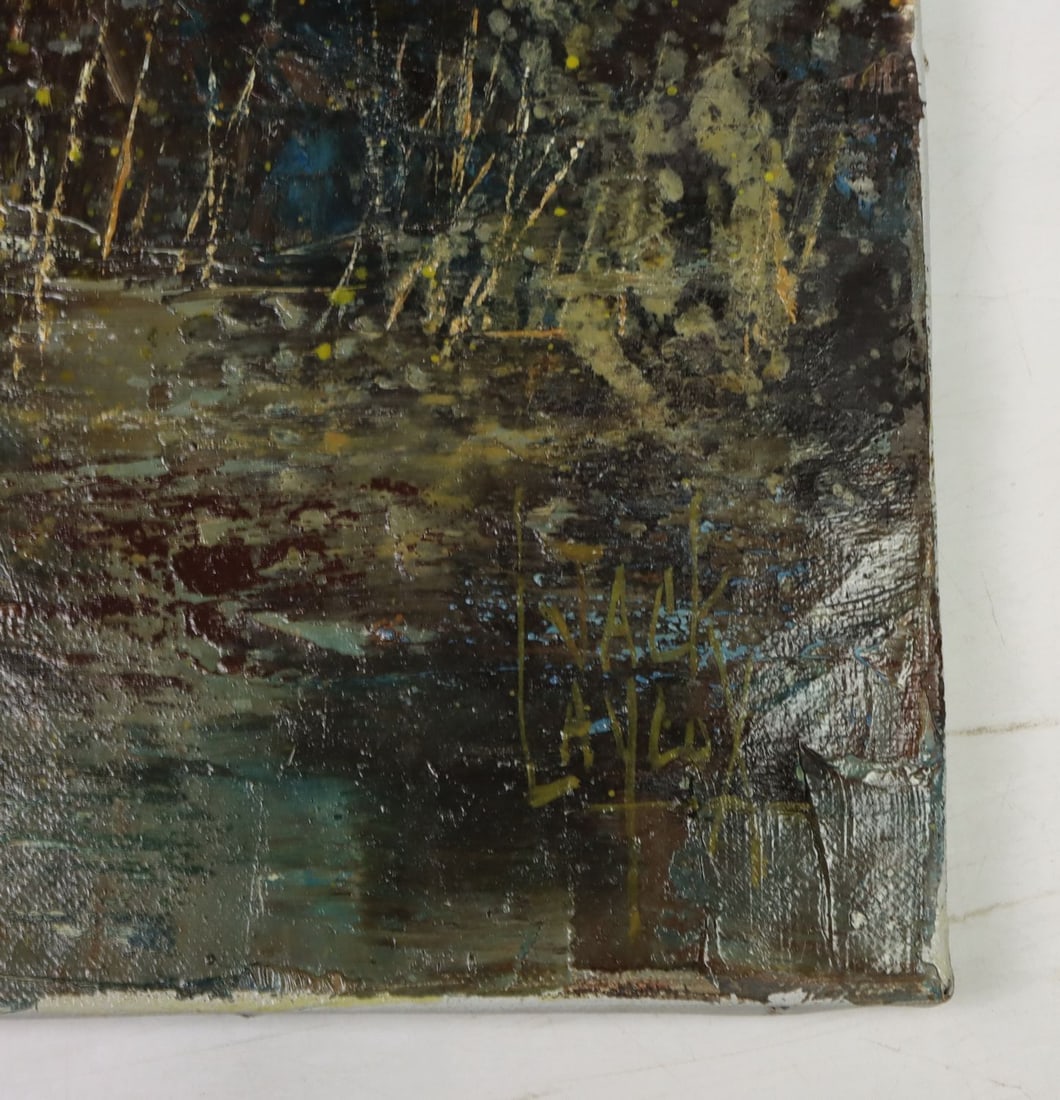 Jack Laycox (CA,1921-1984) oil painting - 10