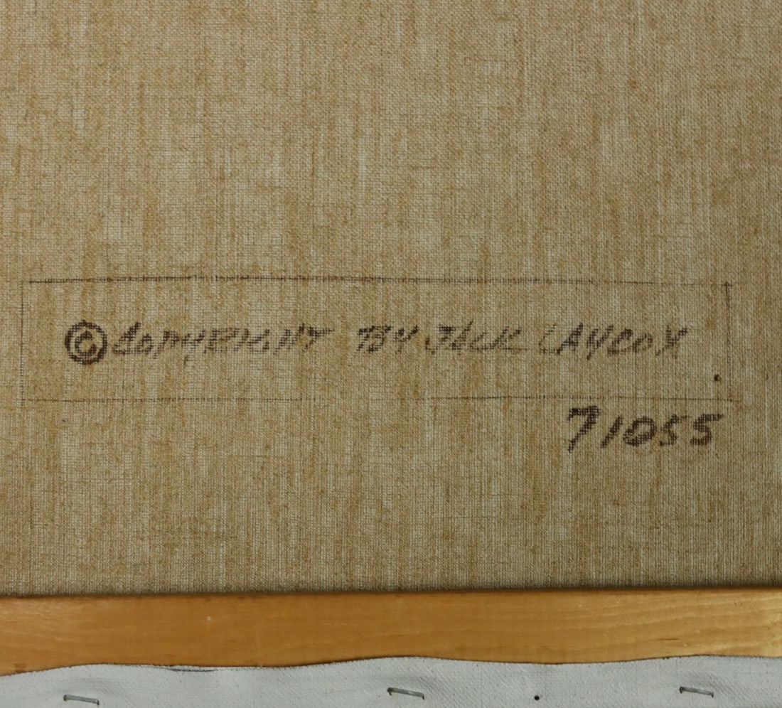 Jack Laycox (CA,1921-1984) oil painting - 15