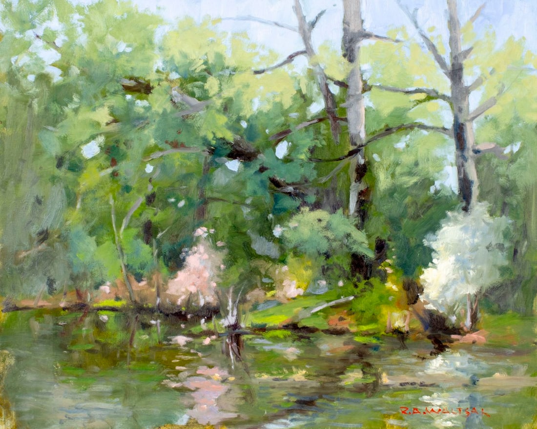 Robert Waltsak (NJ,b 1944) oil painting (1 of 12)