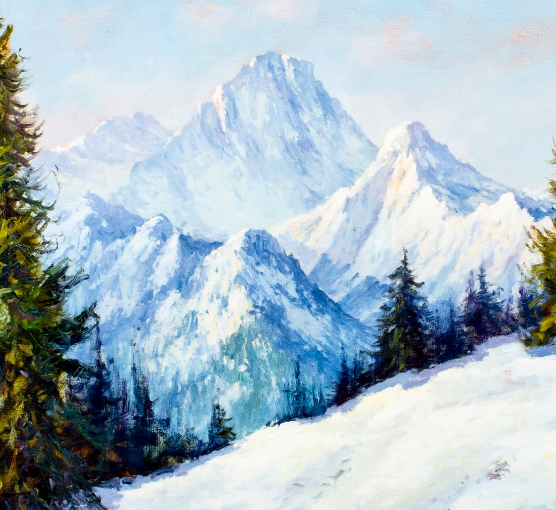 Sang M Lee (South Korea,US,b 1949) oil painting - 5