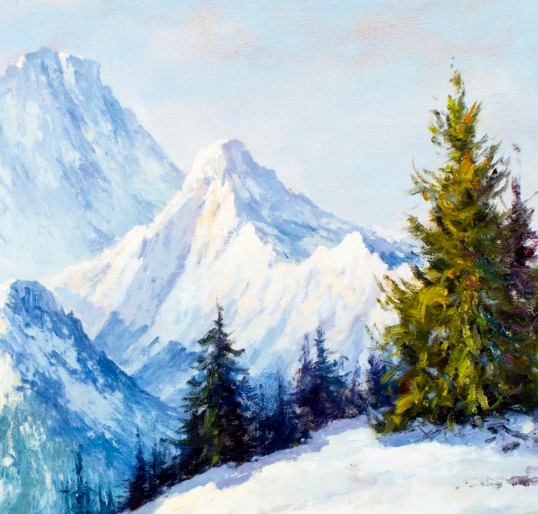 Sang M Lee (South Korea,US,b 1949) oil painting - 7