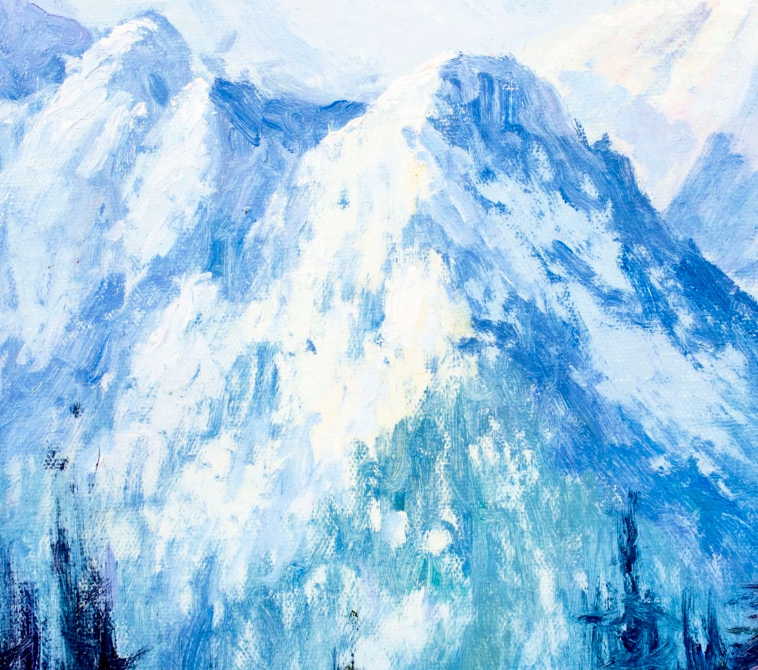 Sang M Lee (South Korea,US,b 1949) oil painting - 8