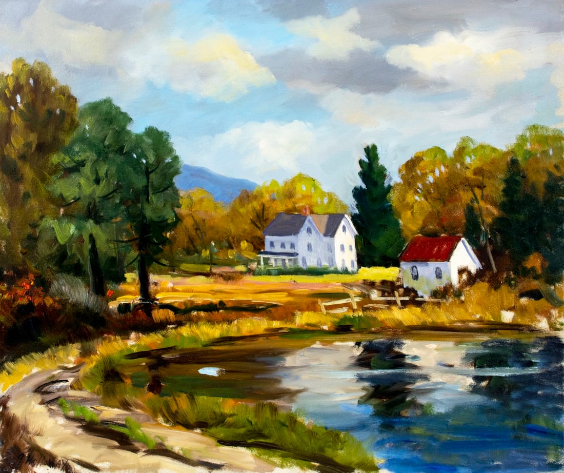 George Holloway (NJ,20C) oil painting (1 of 13)