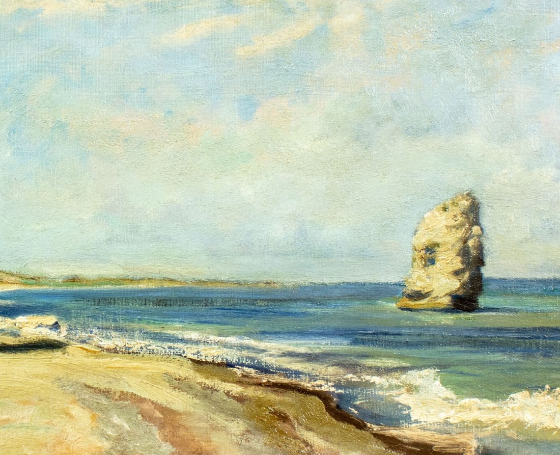 Aksel Morch (Denmark,1883-1960) oil painting antique - 7