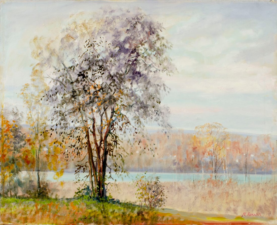 Nunzio Vayana (FL,ME,Italy,1878-1960) oil painting - 3